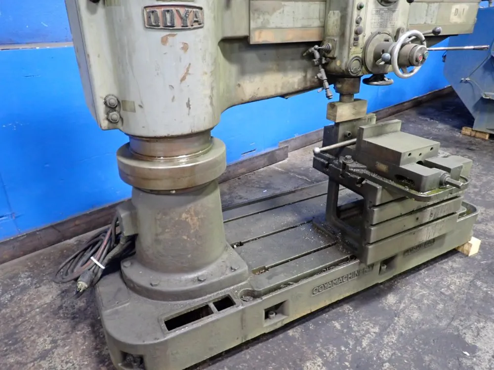 Ooya Machinery Works Co. 14" X 4" Radial Arm Drill - Re2-1450d