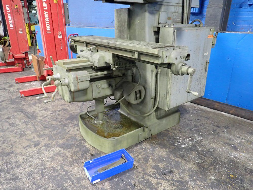 Van Norman Machine Co. 64" X 14" Vertical Mill