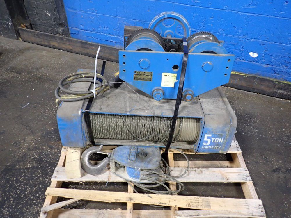 Shaw-box 5 Tons Wire Rope Hoist - 115736-14