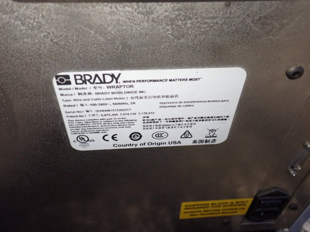 Brady Printer Applicator - Wraptor