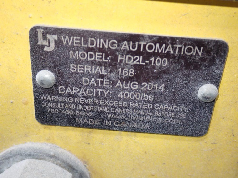 Welding Automation 4000 Lbs Adjustable Pipe Roll - Hd2l-100