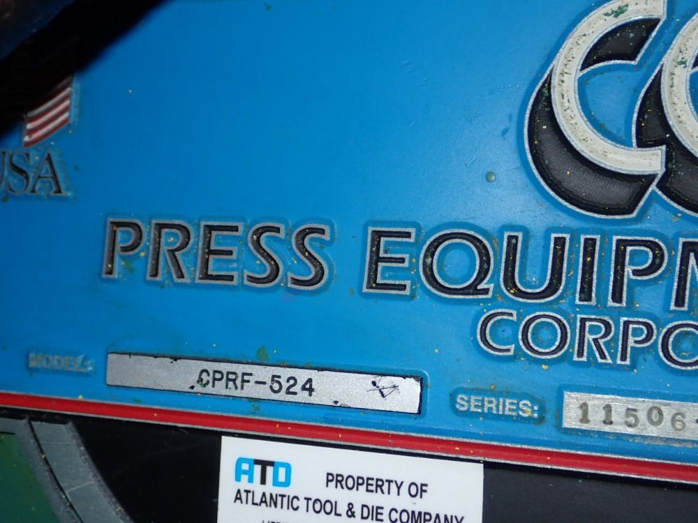 Coe Press Equipment Corp 24" Straightener - Cprf-524