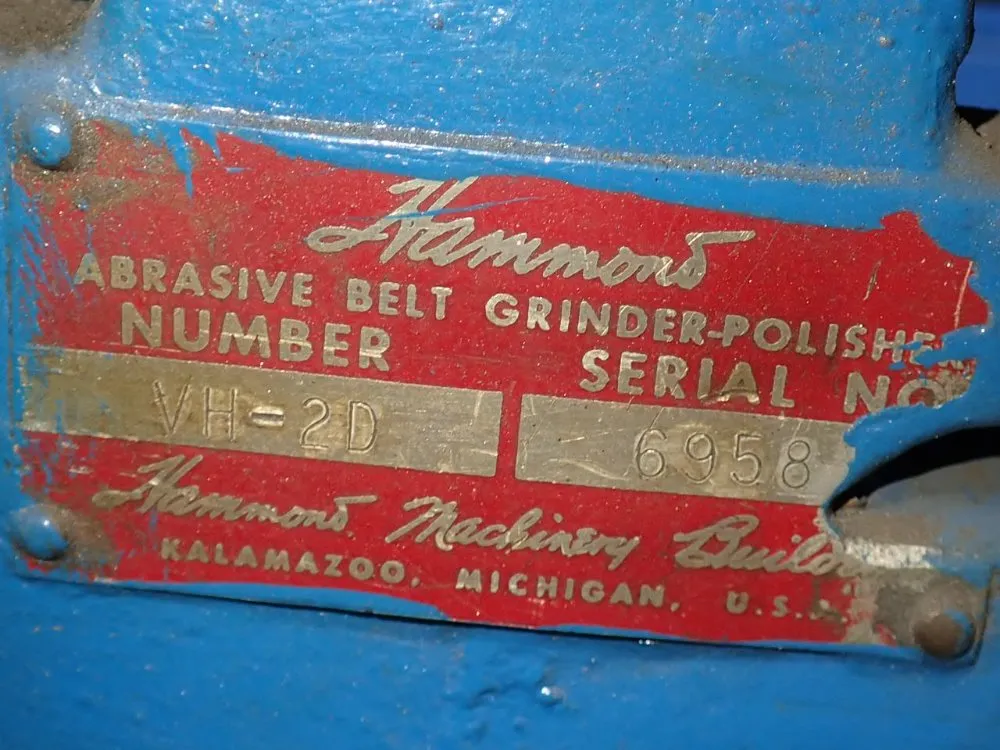 Hammond Machinery Builders 2 1/2" Belt Sander - Vh-2d