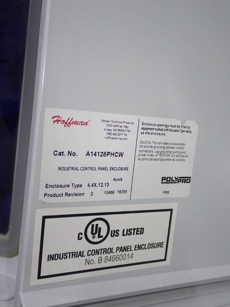 Hoffman 14" X 12" X 8" Electrical Enclosure - A14128phce