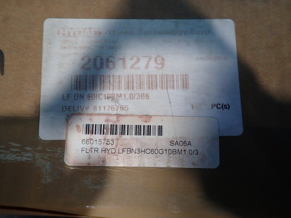 Hydac 1500 Psi In-line Hydraulic Filter - Lf On 60ic10bm1.0/3b6