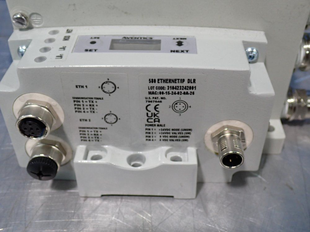 Aventics 115 Psig Pneumatic Solenoid Valve Bank Assembly - Series 503