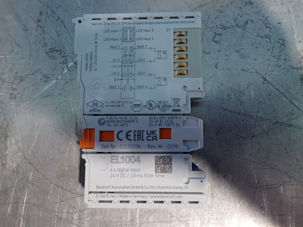 Beckhoff 4x Digital Input - El1004