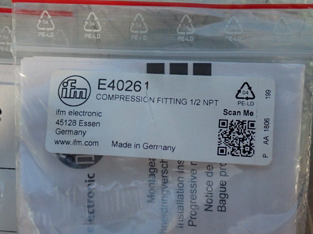 Ifm Electronic Compression Fittings - E40261