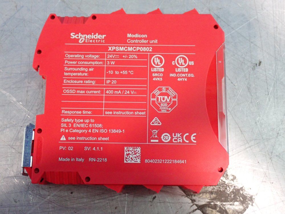 Schneider Electric Modicon Controller Units - Xpsmcmcp0802