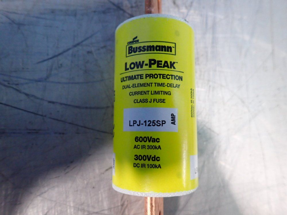 Cooper Bussmann Low Peak Class J Fuse - Lpj-125sp