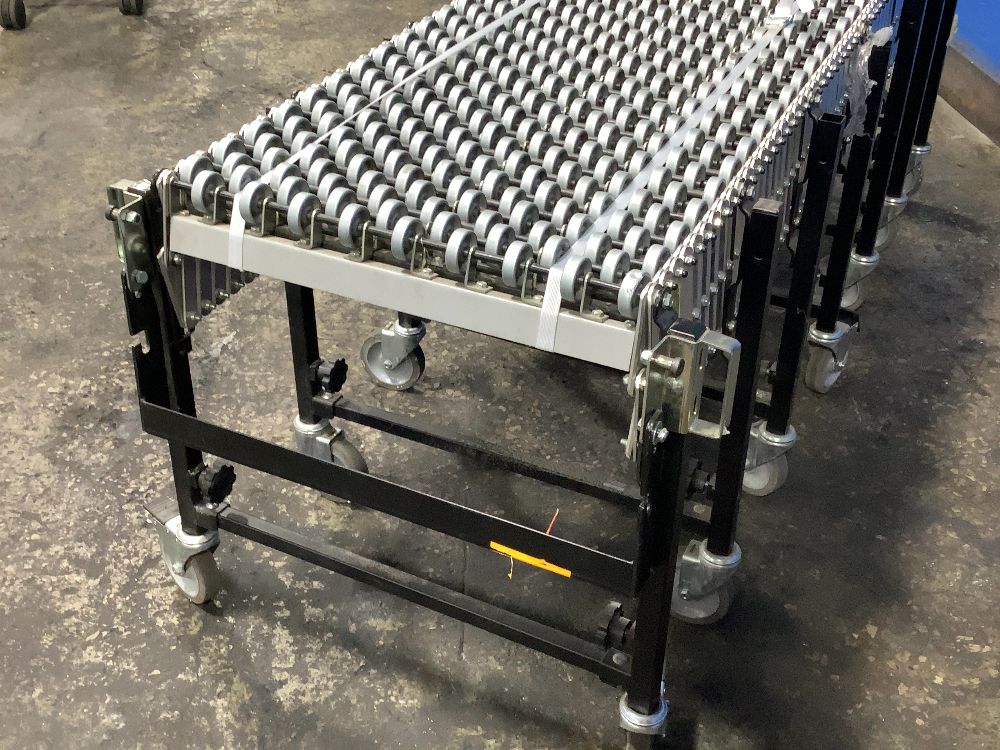 Best Diversified Products Inc 24’8” Gravity Roller Conveyor
