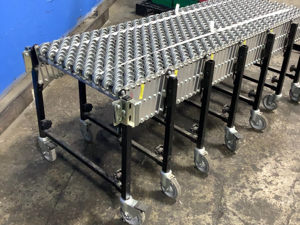 Best Diversified Products Inc 24’8” Gravity Roller Conveyor