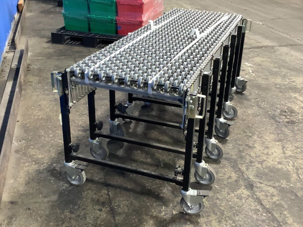 Best Diversified Products Inc 24’8” Gravity Roller Conveyor