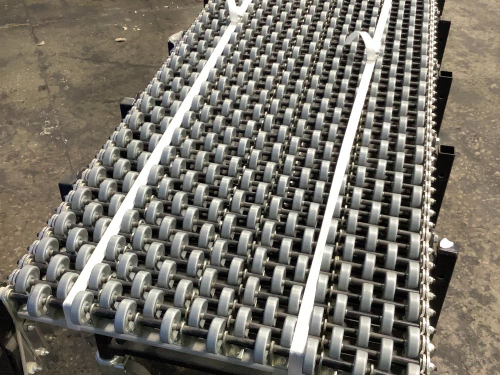 Best Diversified Products Inc 24’8” Gravity Roller Conveyor