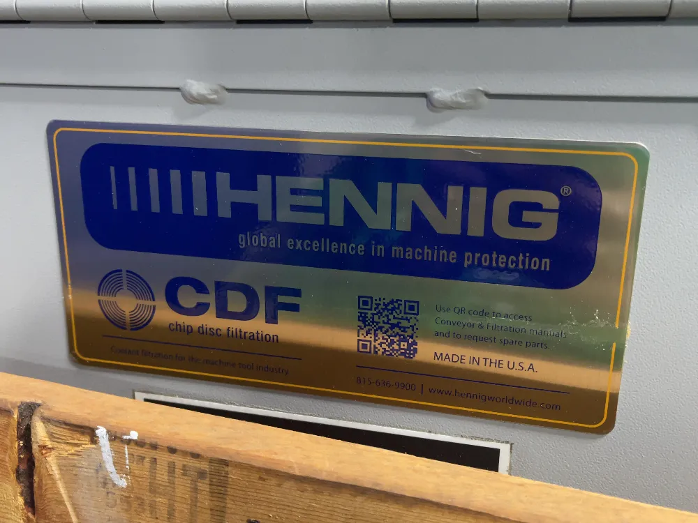 Henning 12” Chip Conveyor - Vl4