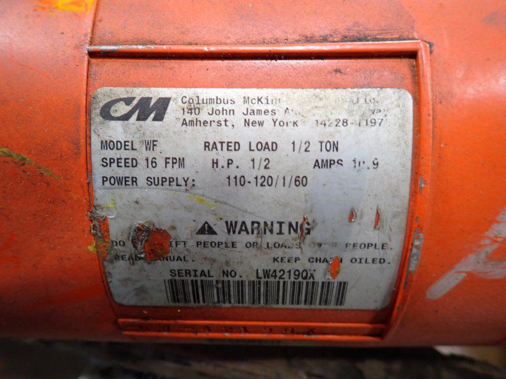 Cm 1/2 Ton Hoist - Wf