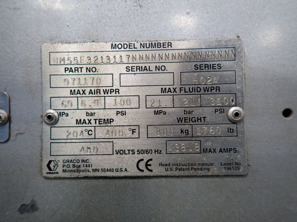Graco Butyl Extruder - Hm55e3213227nnnnnnnnnnnnnnnn
