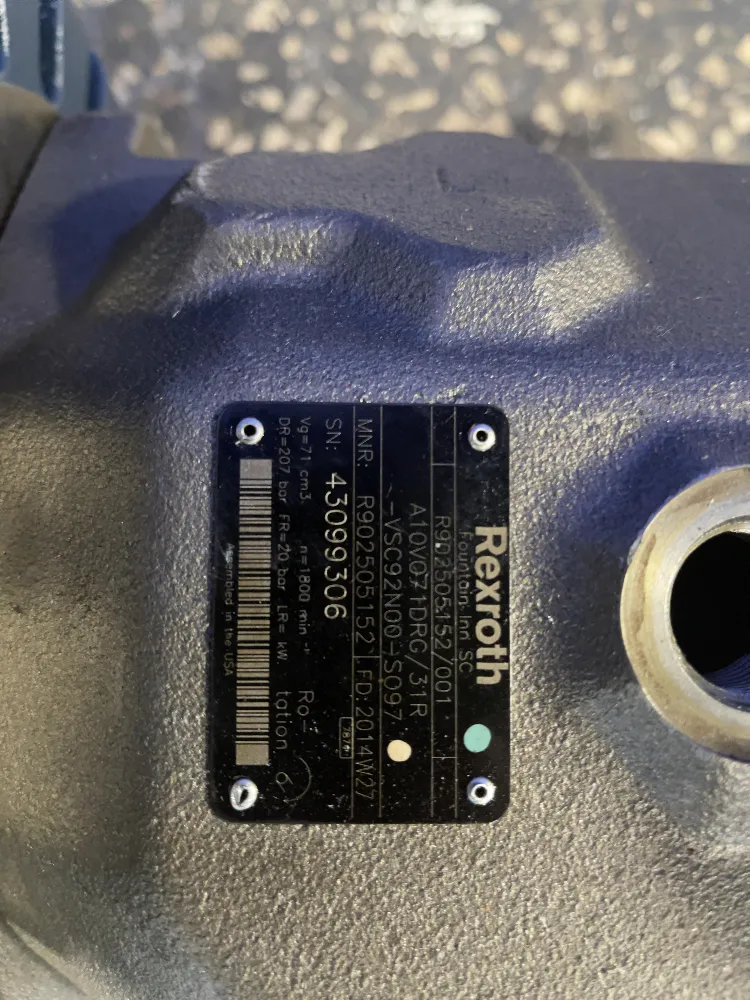 Rexroth 60 Hp Hydraulic Pump - R902505152/001