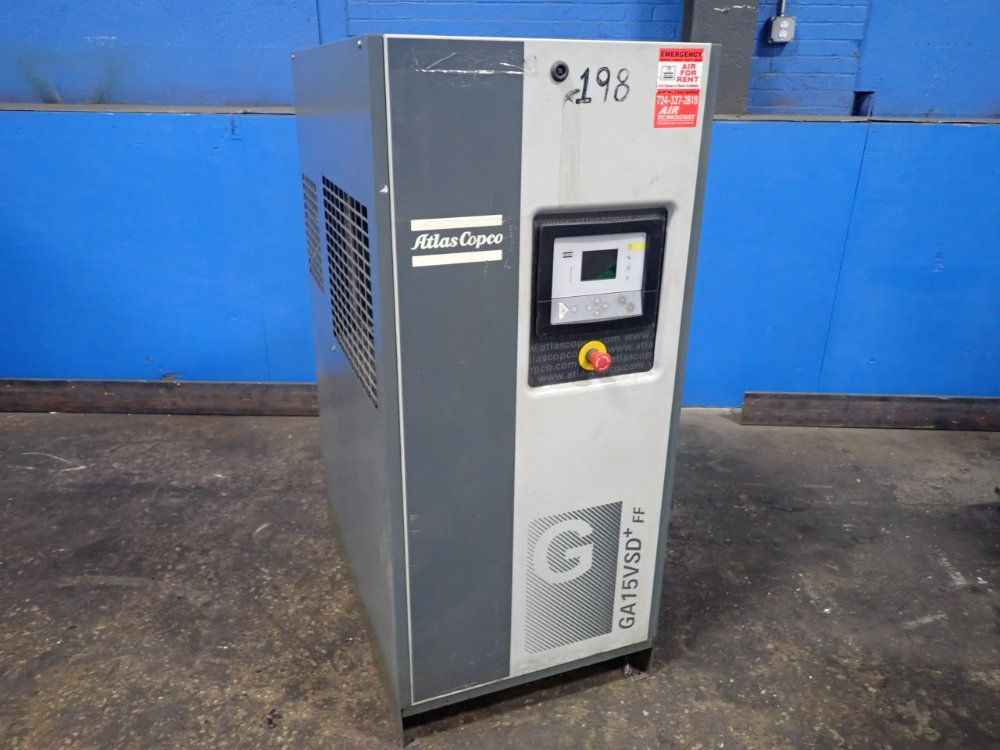 Atlas Copco 20 Hp Air Compressor - Ga15vsd+