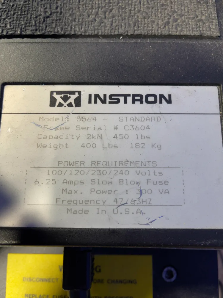 Instron 450 Lbs Universal Testing Machine - 5564-standard