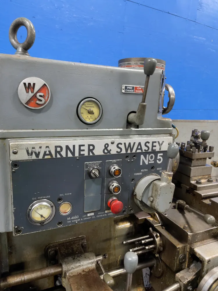 Warner & Swasey 20” Swing Turret Lathe - 5 / M-4660