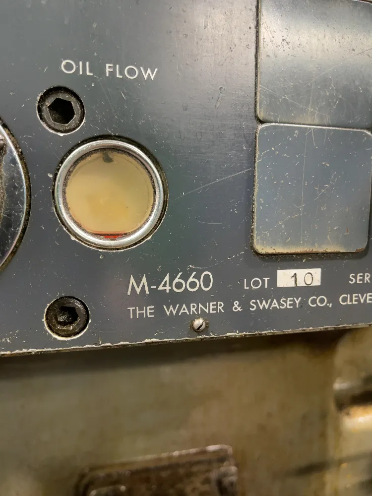 Warner & Swasey 20” Swing Turret Lathe - 5 / M-4660