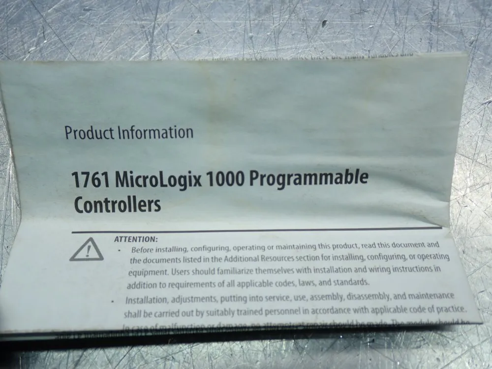 Allen Bradley Micrologix 1000 Programmable Controller - 1761-l32awa