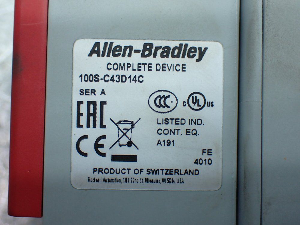 Allen-bradley Guardmaster Safety Contactor - 100s-c43d14c