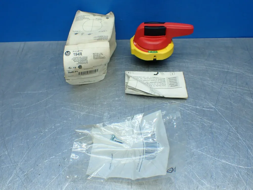 Allen-bradley Red/yellow Operating Handle - 194r-py