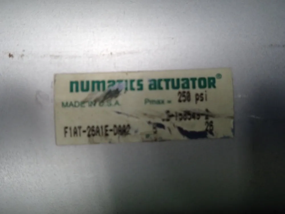 Numatics 250 Psi Cylinders - F1at-26a1e-daa2