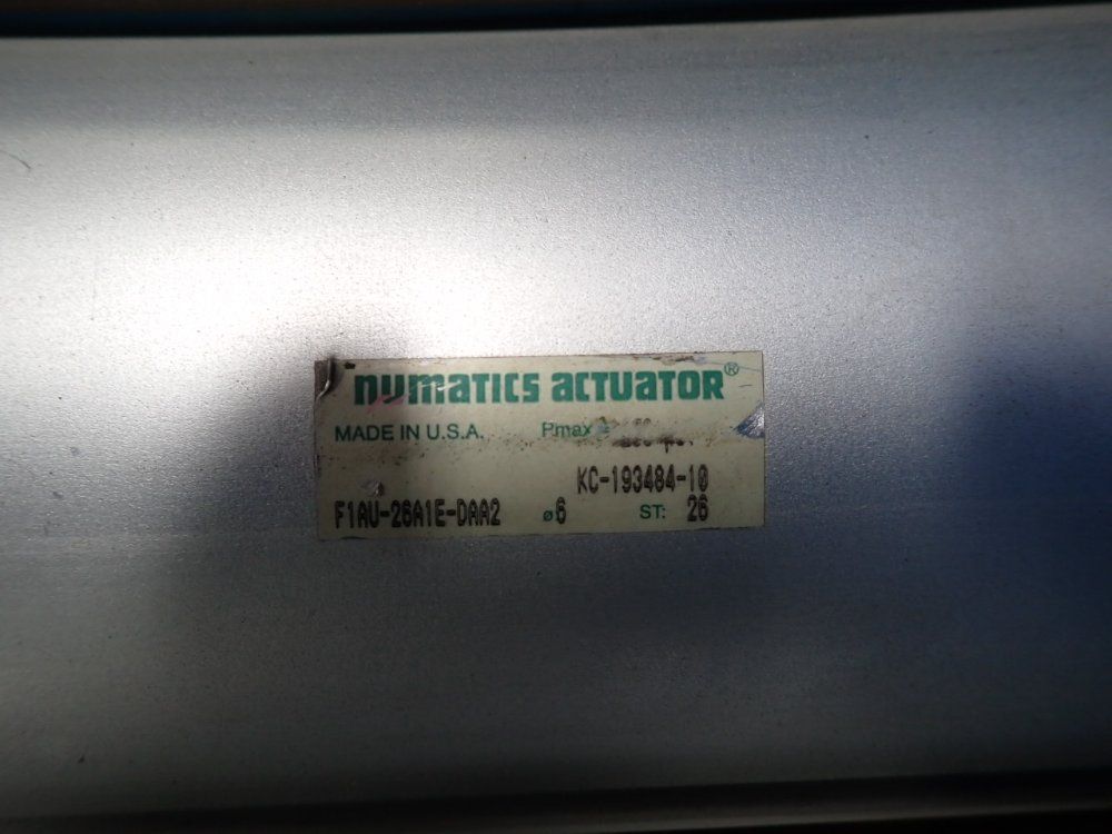 Numatics 250 Psi Cylinders - F1au-26a1e-daa2