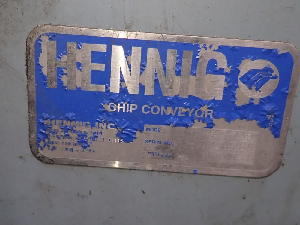 Hennig Inc Chip Conveyor - Vm22/25/30