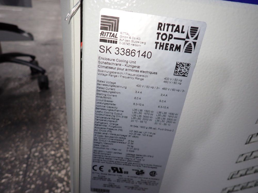 Rittal Enclosure Cooling Unit - Sk3386140