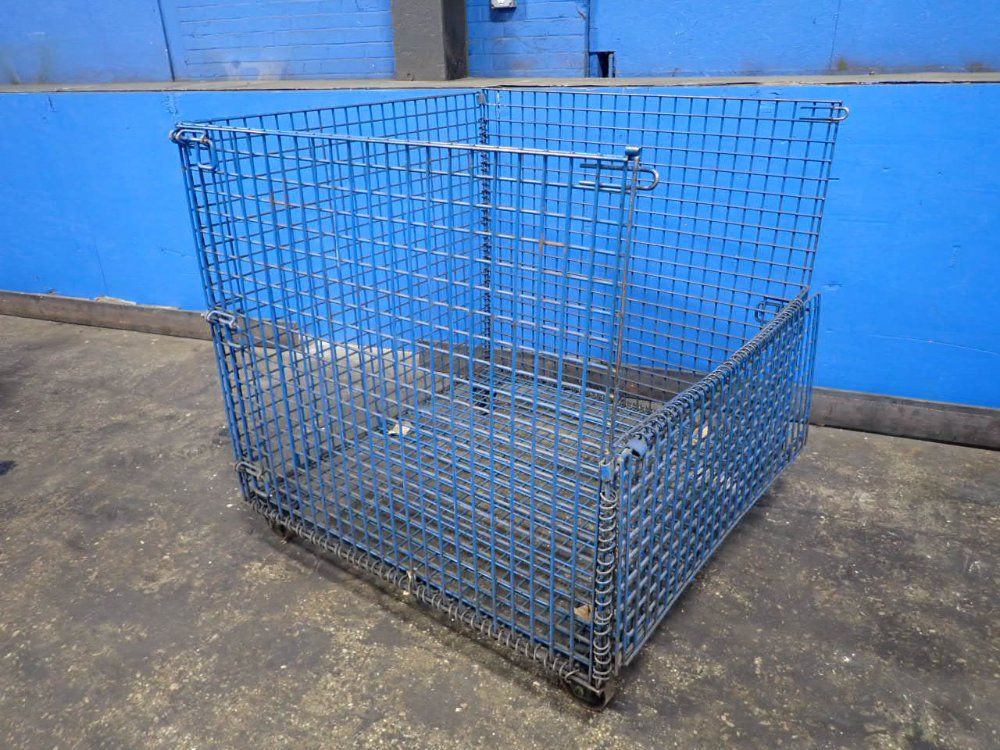 48" X 46" X 42" Collapsible Wire Basket