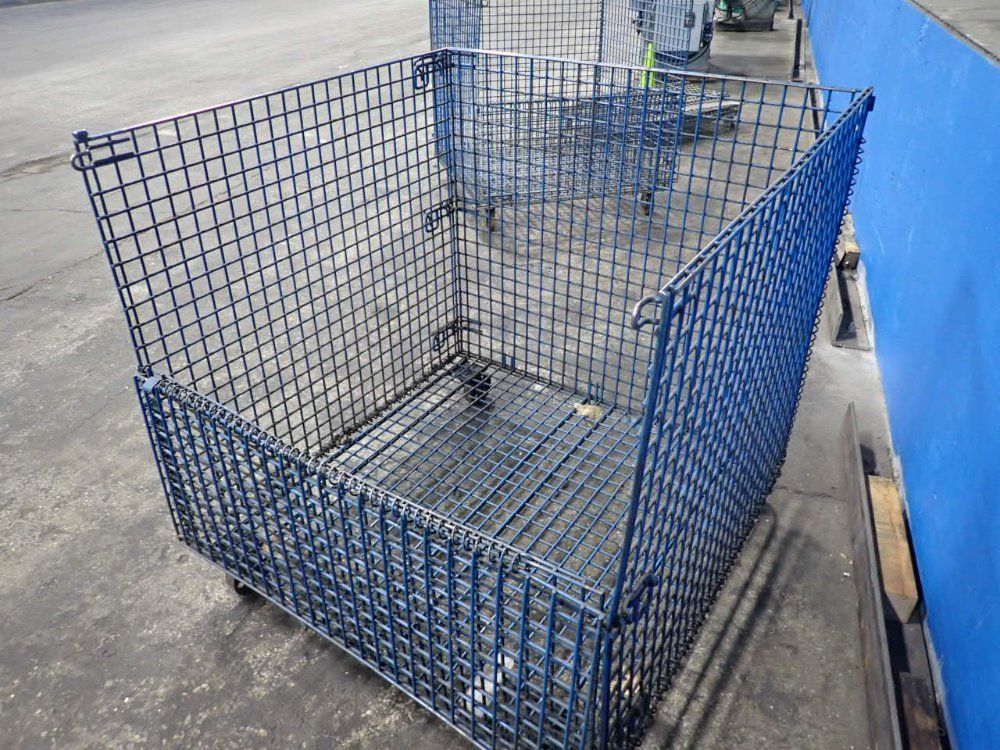 48" X 46" X 42" Collapsible Wire Basket