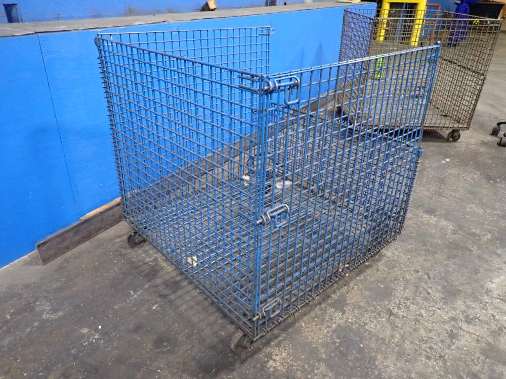 48" X 46" X 42" Collapsible Wire Basket