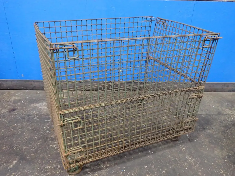 46" X 34" X 36" Collapsible Wire Basket