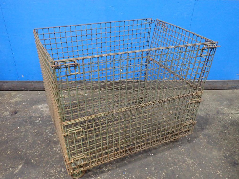 46" X 34" X 36" Collapsible Wire Basket