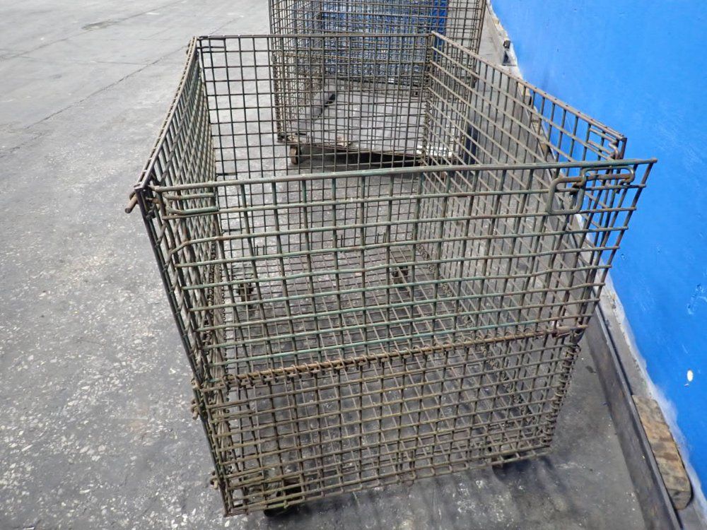 46" X 34" X 36" Collapsible Wire Basket