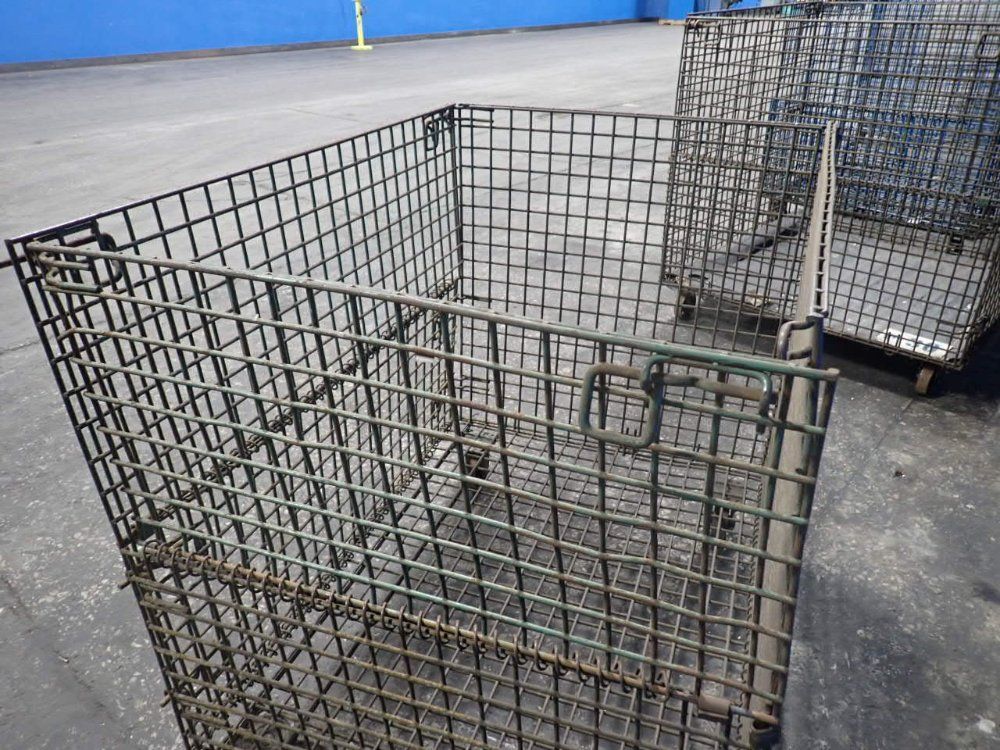 46" X 34" X 36" Collapsible Wire Basket