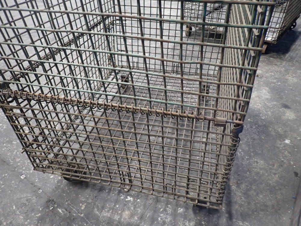 46" X 34" X 36" Collapsible Wire Basket