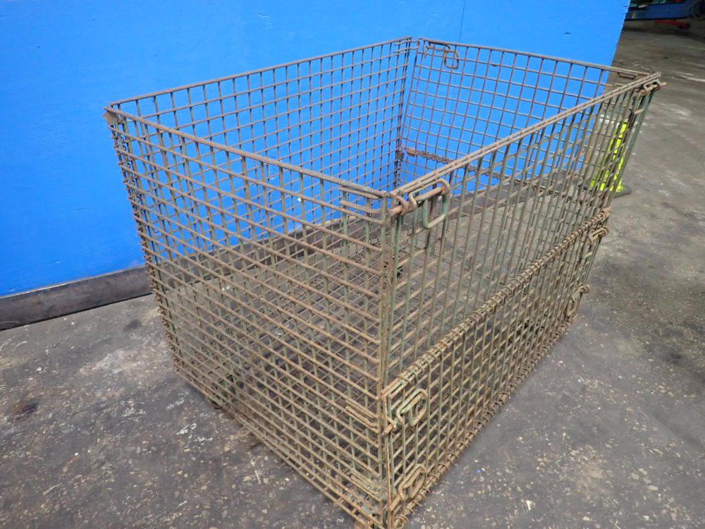 46" X 34" X 36" Collapsible Wire Basket