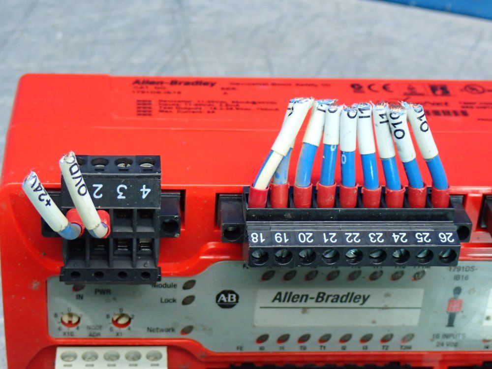Allen Bradley Guard I/o 16-point Devicenet Safety Module - 1791ds-ib16