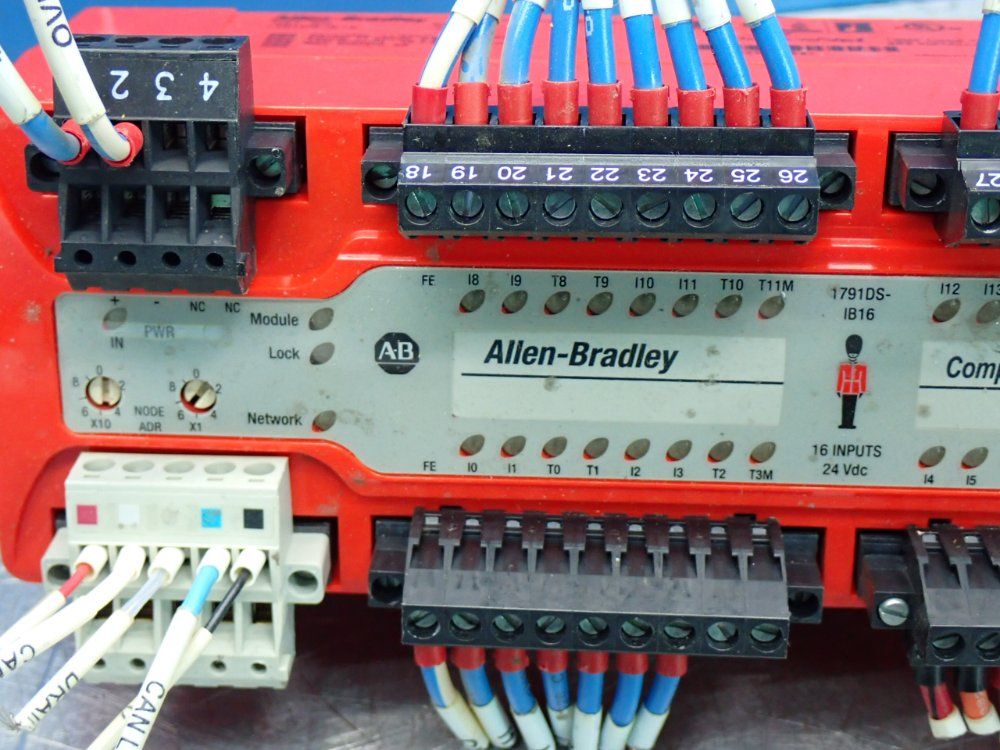 Allen Bradley Guard I/o 16-point Devicenet Safety Module - 1791ds-ib16