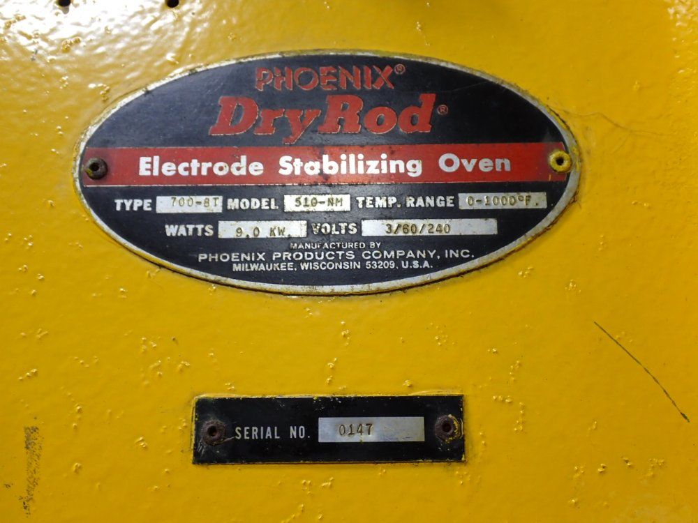 Phoenix 1000 Degrees Fahrenheit Dryrod Electrode Stabilizing Oven - 510-nm