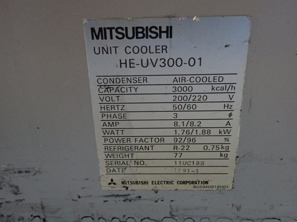 Mitsubishi 3000 Kcal/hr Unit Cooler - He-uv300-01