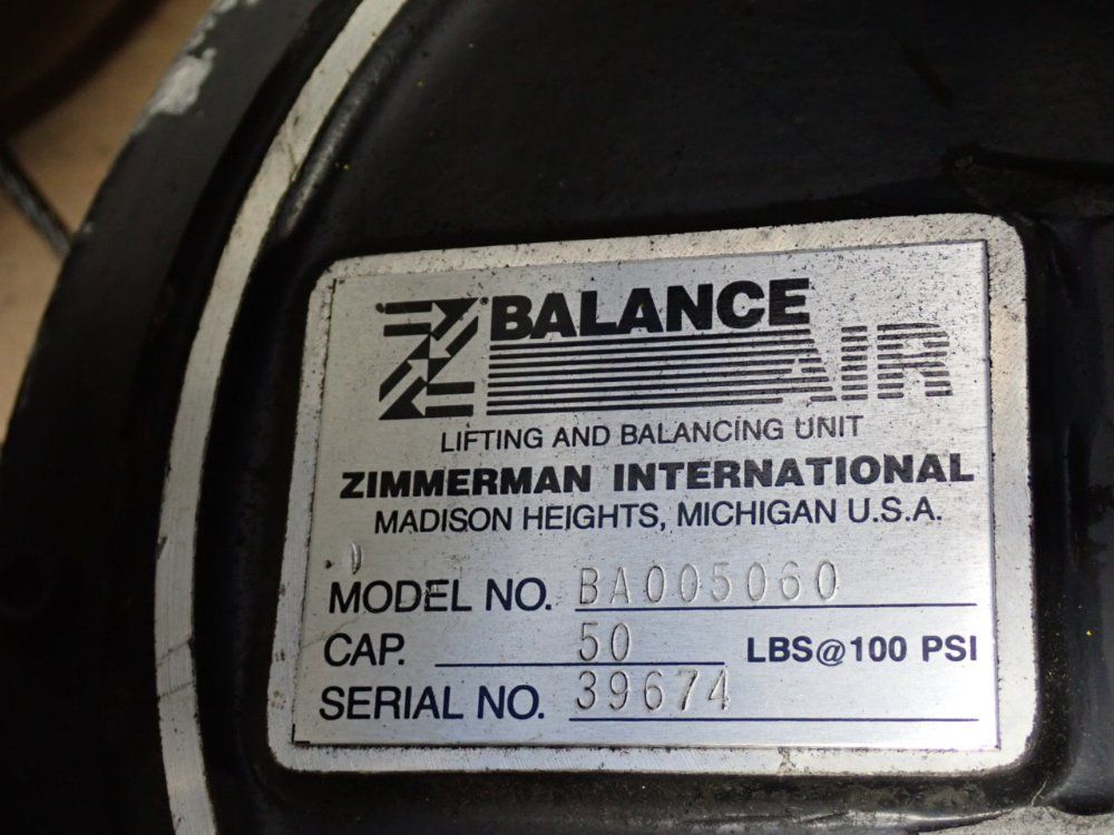 Z Balance Air 300 Lb Lifting And Balancing Unit - Ba030080