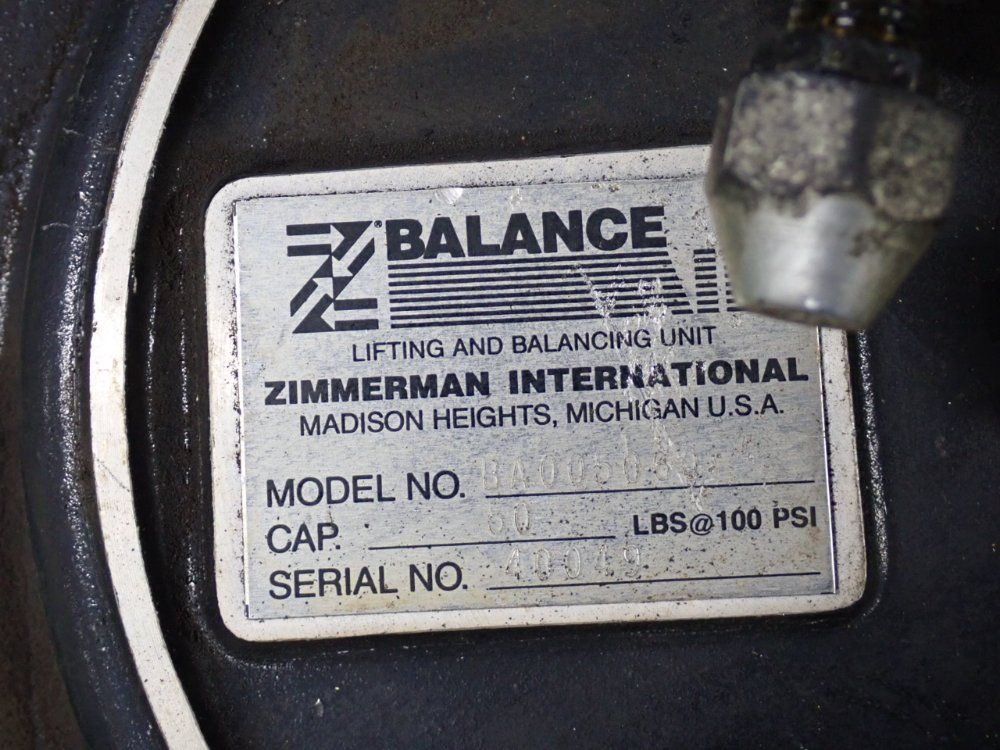 Z Balance Air 300 Lb Lifting And Balancing Unit - Ba030080