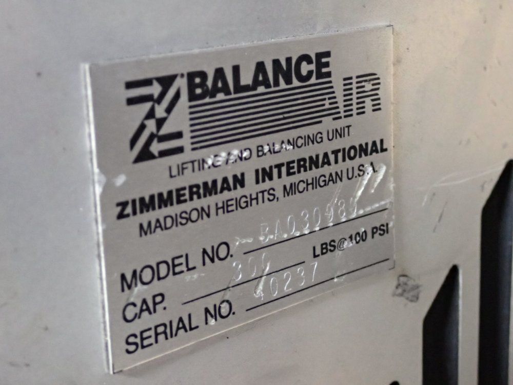 Z Balance Air 300 Lb Lifting And Balancing Unit - Ba030080