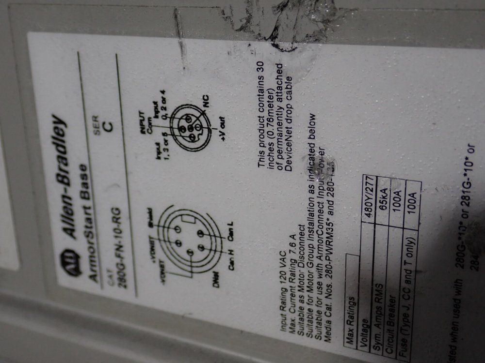 Allen-bradley Control Module - 284g-fvd4p0d-10-rrg-cbg-db1-emi